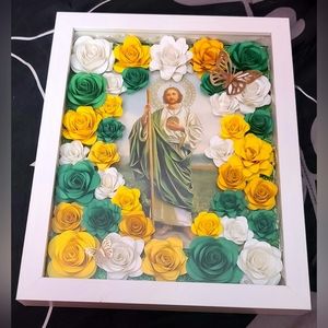 New San Judas Shadow Box with lights - Valentines Day